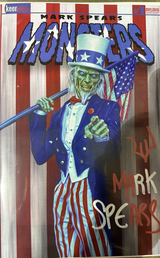Mark Spears Monsters #1 – Uncle Sam Cover – Discord Exclusive – 170 Print Run