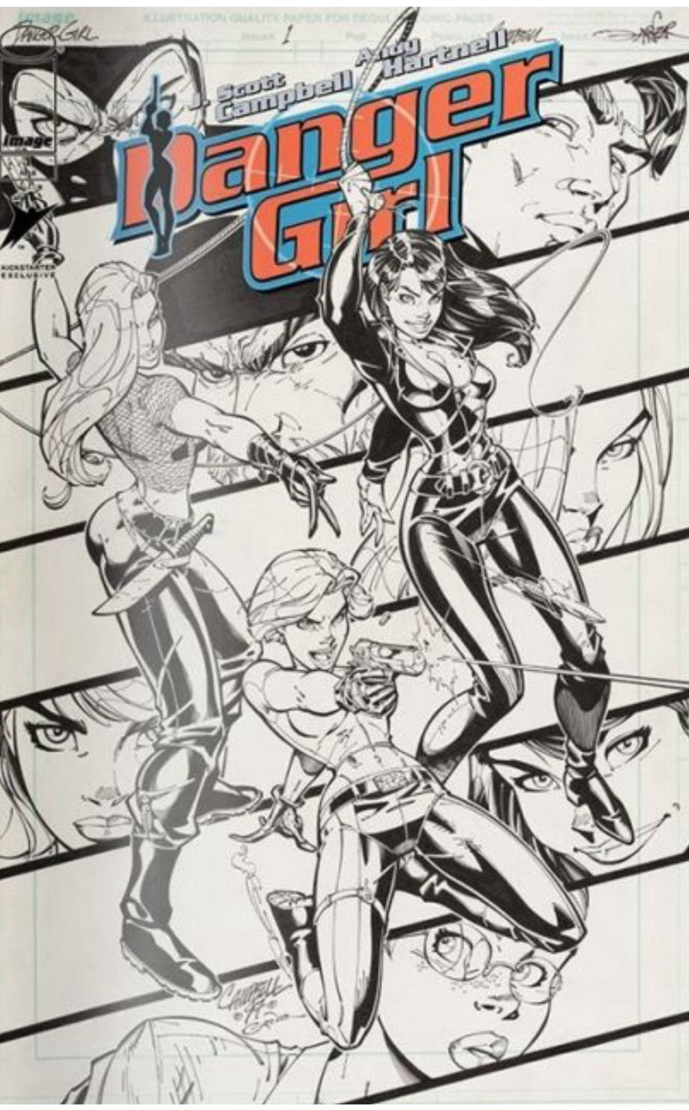 Danger Girl #1 | J Scott Campbell Kickstarter Reprint