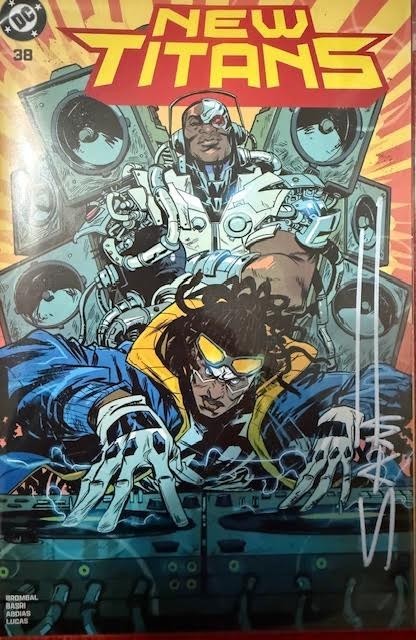 New Titans #38 | Signed by Sanford Greene w/ COA | Ink Alliance Exclusive