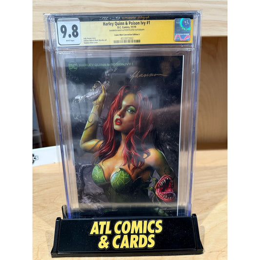 Slab | Harley Quinn & Poison Ivy #1 | CGC 9.8 | Signed by Shannon Maer