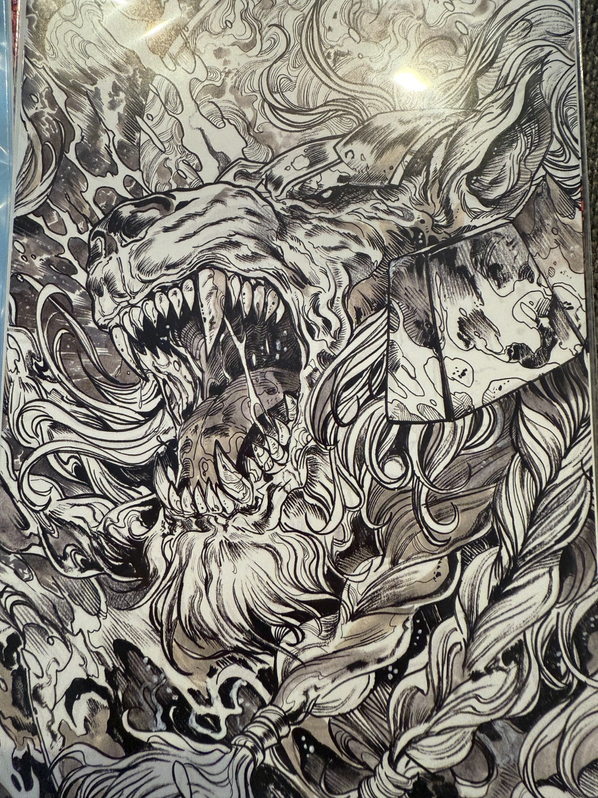Invincible Universe Battle Beast #6 | Vincenzo Riccardi B&W Exclusive | LTD 1000