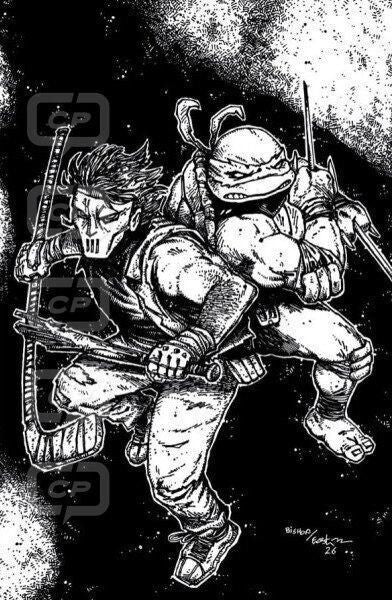 Teenage Mutant Ninja Turtles #16 | Eastman C2E2 Exclusive B&W Variant | LTD 500