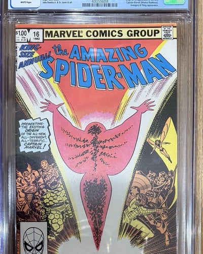Amazing Spider-Man Annual #16 | CGC 7.5 | Origin & 1st App Captain Marvel