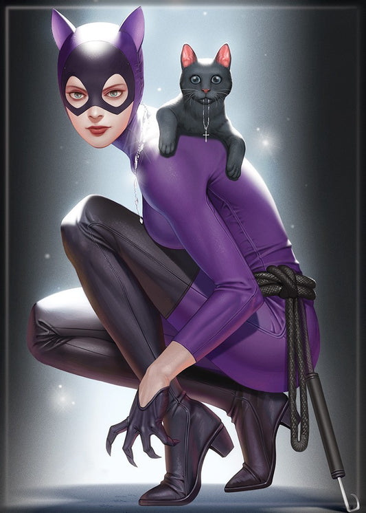 Batman Catwoman 64 Inhyuk Lee | 2.5 Inch x 3.5 Inch Magnet for Fridge & Lockers