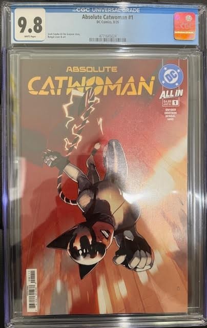 Slab | Absolute Catwoman #1 | CGC 9.8 | 1st Print | Cover A