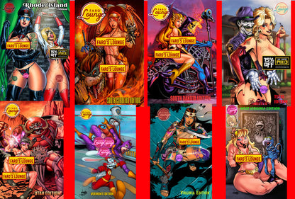 American Safari Sketchbook: Arkansas – Cavewoman & Carbonite Frozen Captain Caveman Mature B&W Pinup Art & Erotic Stories