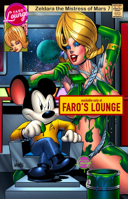 Zeldara: The Mistress of Mars #7 – Digital Download | Darth Disney & The Nutless League vs Mickey Mouse Mature Full-Color Comic