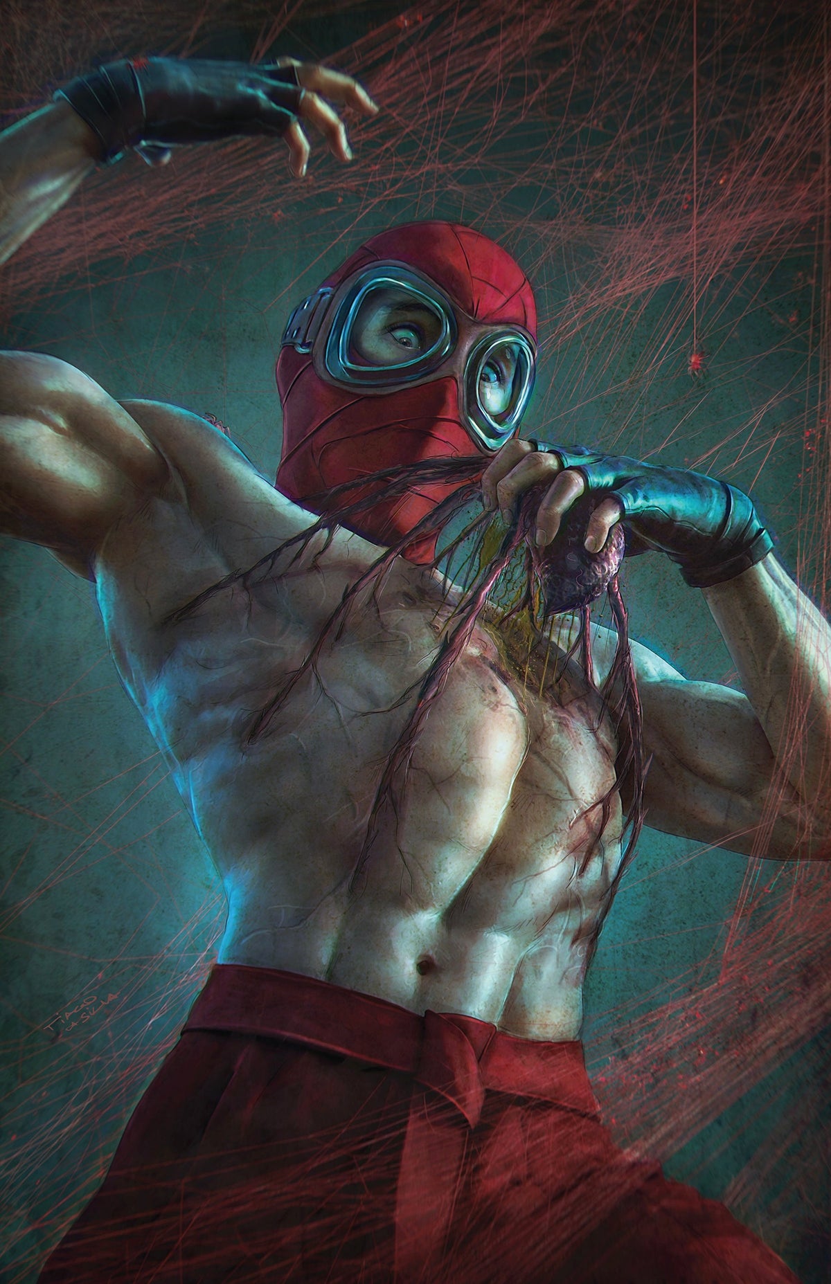 MIDNIGHT SPIDER-MAN #1 - TIAGO DA SILVA VIRGIN VARIANT KNIGHT OF COMICS NYCC 2026 EXCLUSIVE