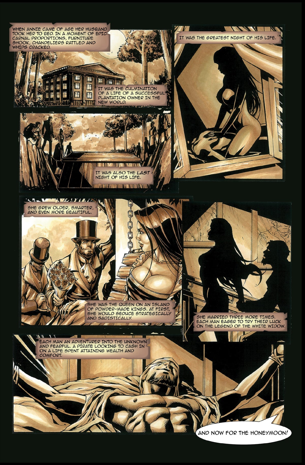 Faro Book 2 – Digital Download | The White Widow & Abraham Lincoln Alt-History Mature Graphic Novel