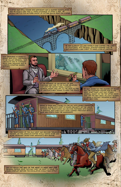Faro: Book 5 – Digital Download | Ghost Raider & Abraham Lincoln Wild West Civil War Mature Alt-History Graphic Novel