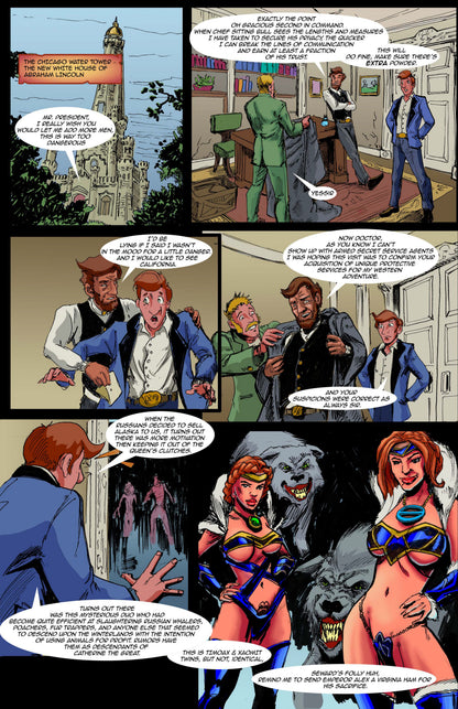 Faro Book 6 – Digital Download | Zeldara of Mars Mature Full-Color Alt-History Graphic Novel