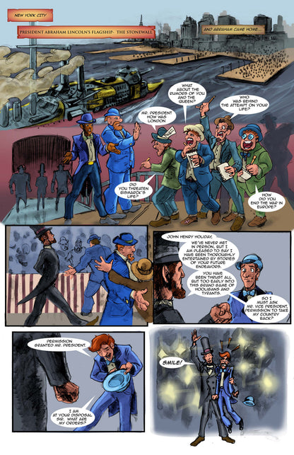 Faro Book 6 – Digital Download | Zeldara of Mars Mature Full-Color Alt-History Graphic Novel