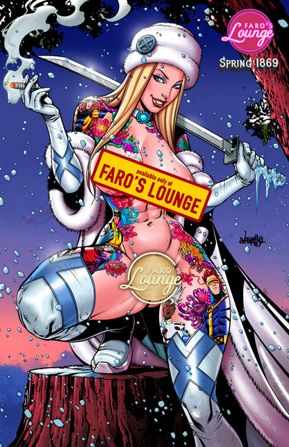 Faro: Spring 1869 – Yakuza Emma Frost Cover | Mature Full-Color Graphic Novel by Jose Varese