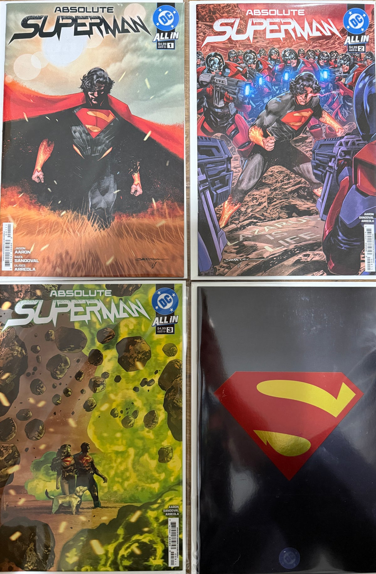 Bundle | Absolute Superman #1 + #2 + #3 + Logo | 1st Print