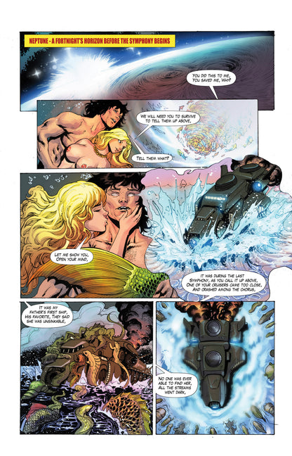 Pixi Runner #3 – Digital Download | Tamberain the Mermaid & IO Volcano Moon Mature Full-Color Sci-Fi Comic