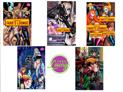 Happy Harley Days Sketchbook – Digital Download | Kara Zor-El Supergirl & Harley Quinn Brainiac Bondage Mature Pinup Art