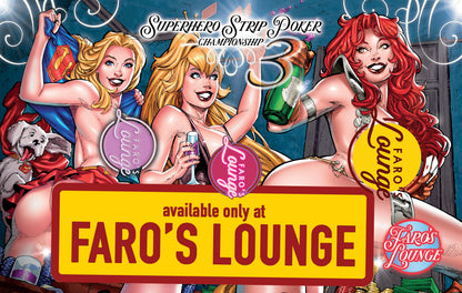 Superhero Strip Poker Championship – Complete 3-Issue Collection | Faro's Lounge