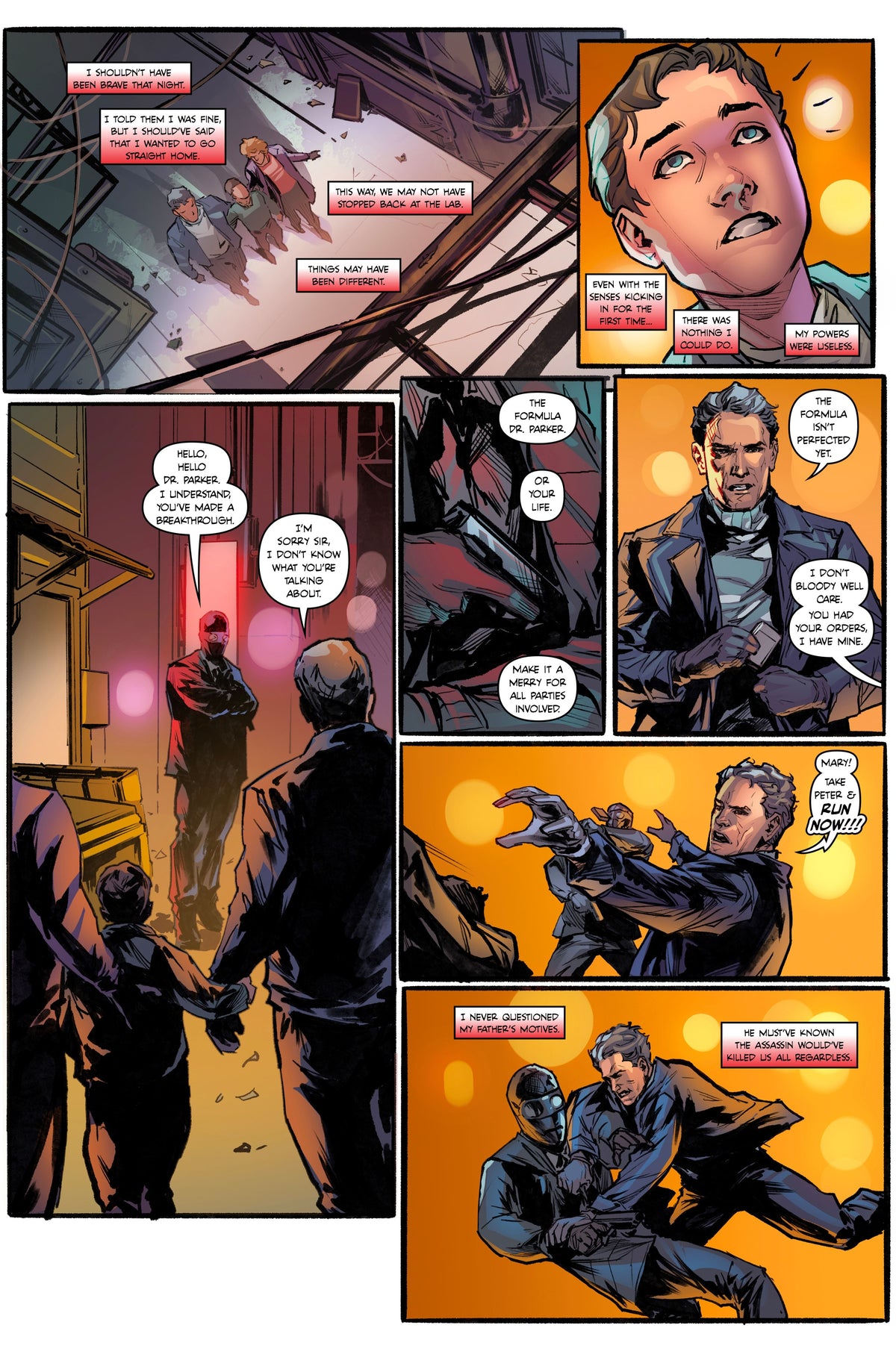 The AracKnight Chapter 1 – Digital Download | Yakuza Black Cat Spider-Man Dark Reinvention Mature Full-Color Comic