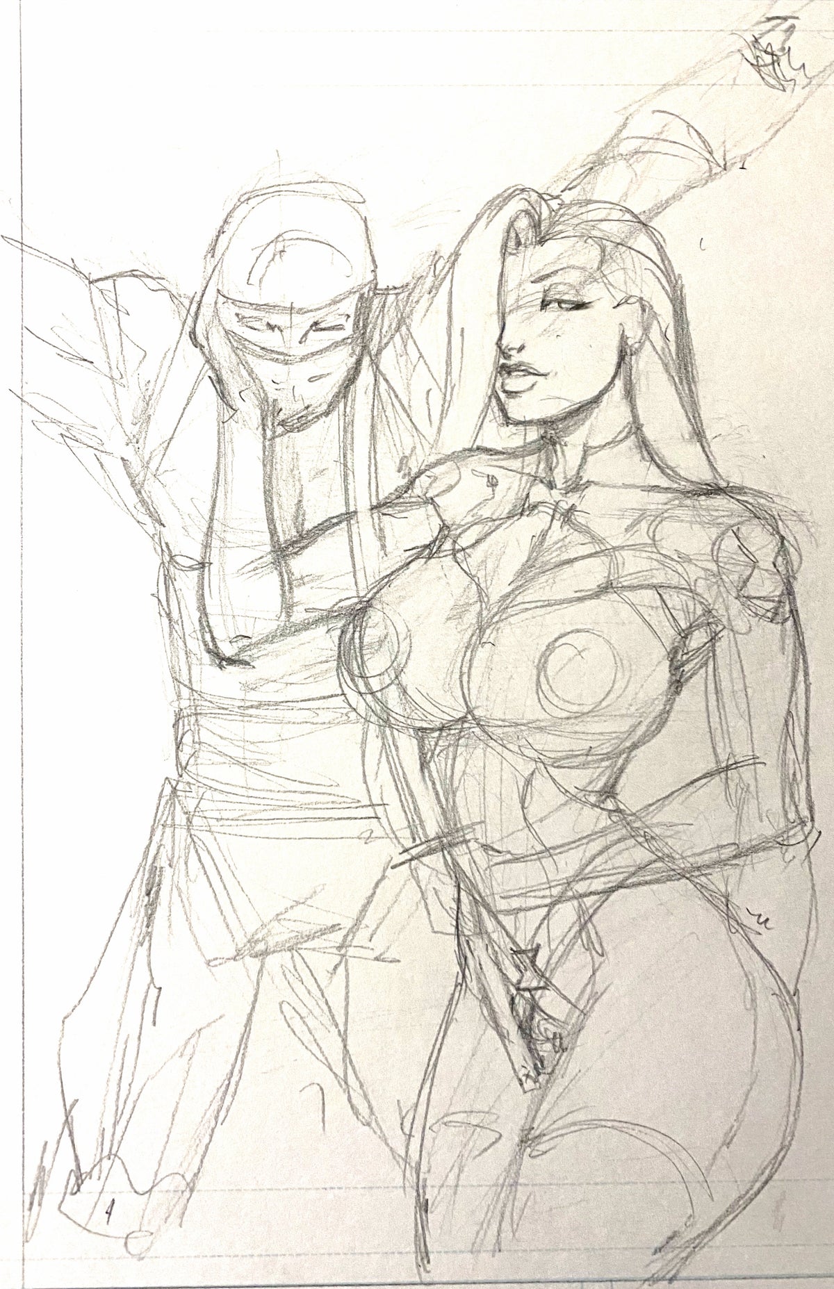 Anti-Valentine's #2 – Jessica Rabbit as White Widow Pinup Art by Faro Kane