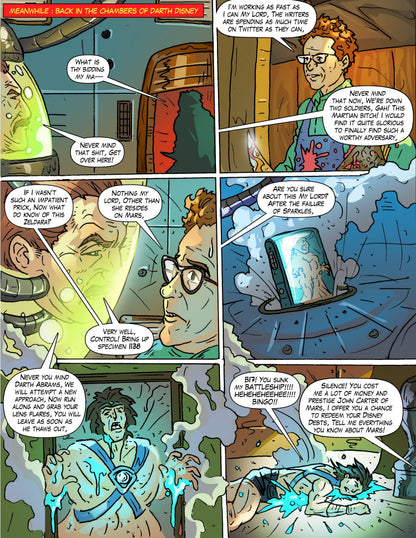 Zeldara: The Mistress of Mars #6 – Digital Download | Darth Disney Rises & Budd Root Mars Attacks Tribute Mature Full-Color Comic