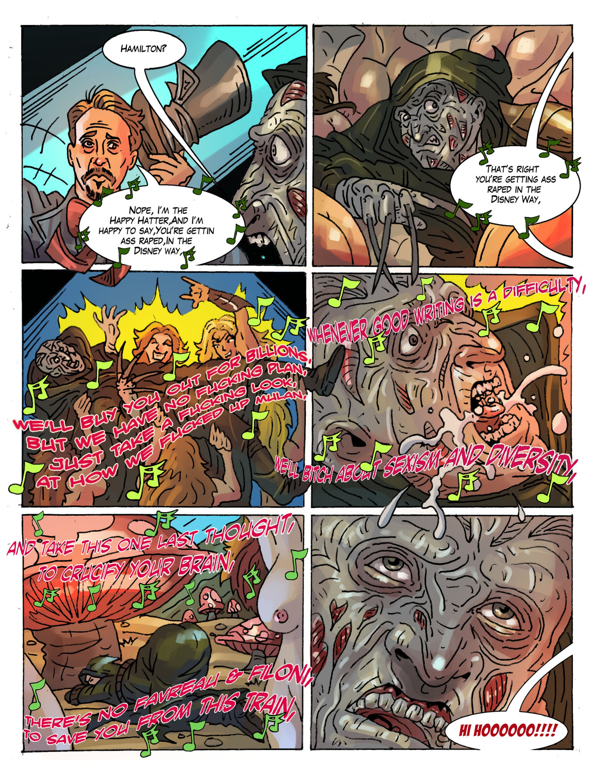 Zeldara: The Mistress of Mars #3 – Digital Download | Scarface, Thunderlips & Darth Disney 1984 Mature Full-Color Comic
