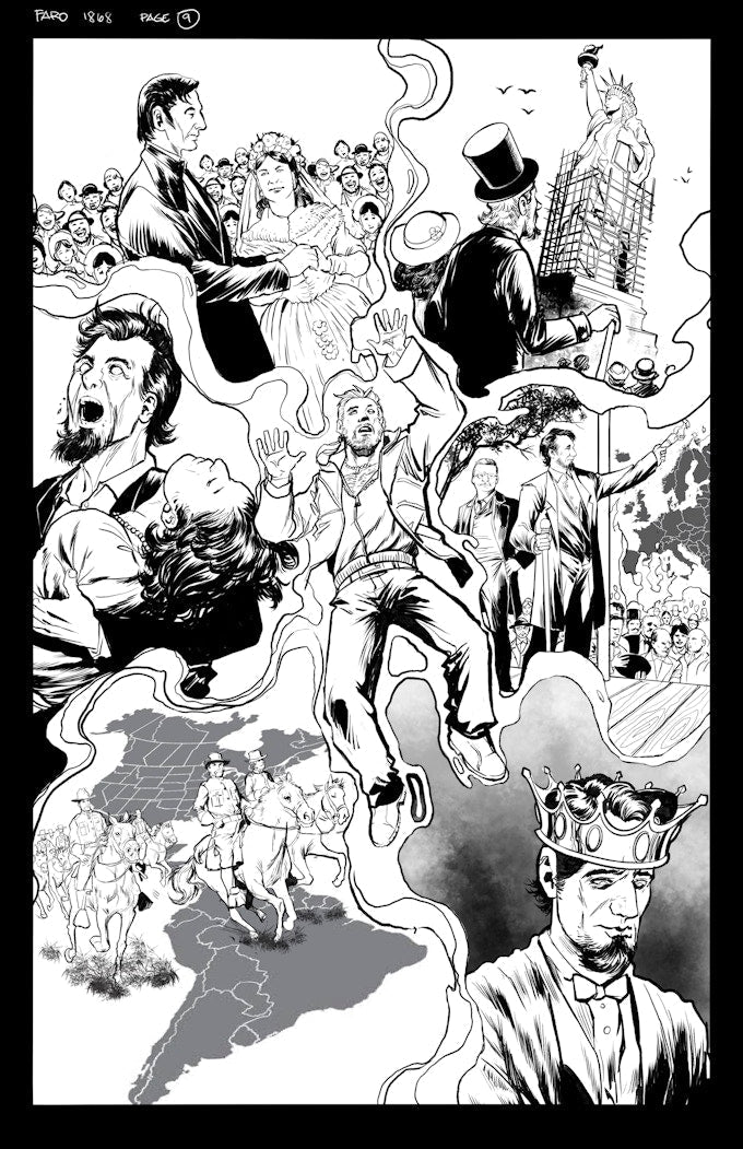 Faro: 1868 – Digital Download | Steampunk Jessica Rabbit Mature Full-Color Alt-History Graphic Novel