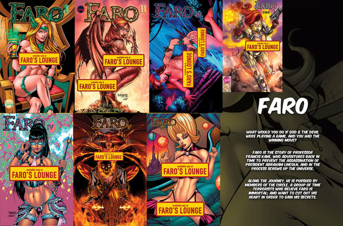 Faro: Winter 1869 – Yakuza Mary Jane Cover | Mature Full-Color Graphic Novel by Jose Varese