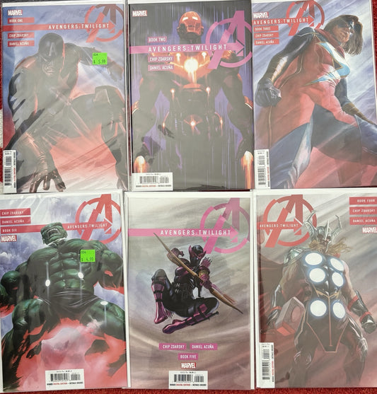 Avengers Twilight 1-6 Complete Series Chip Zdarsky, Daniel Acuna Marvel 2024