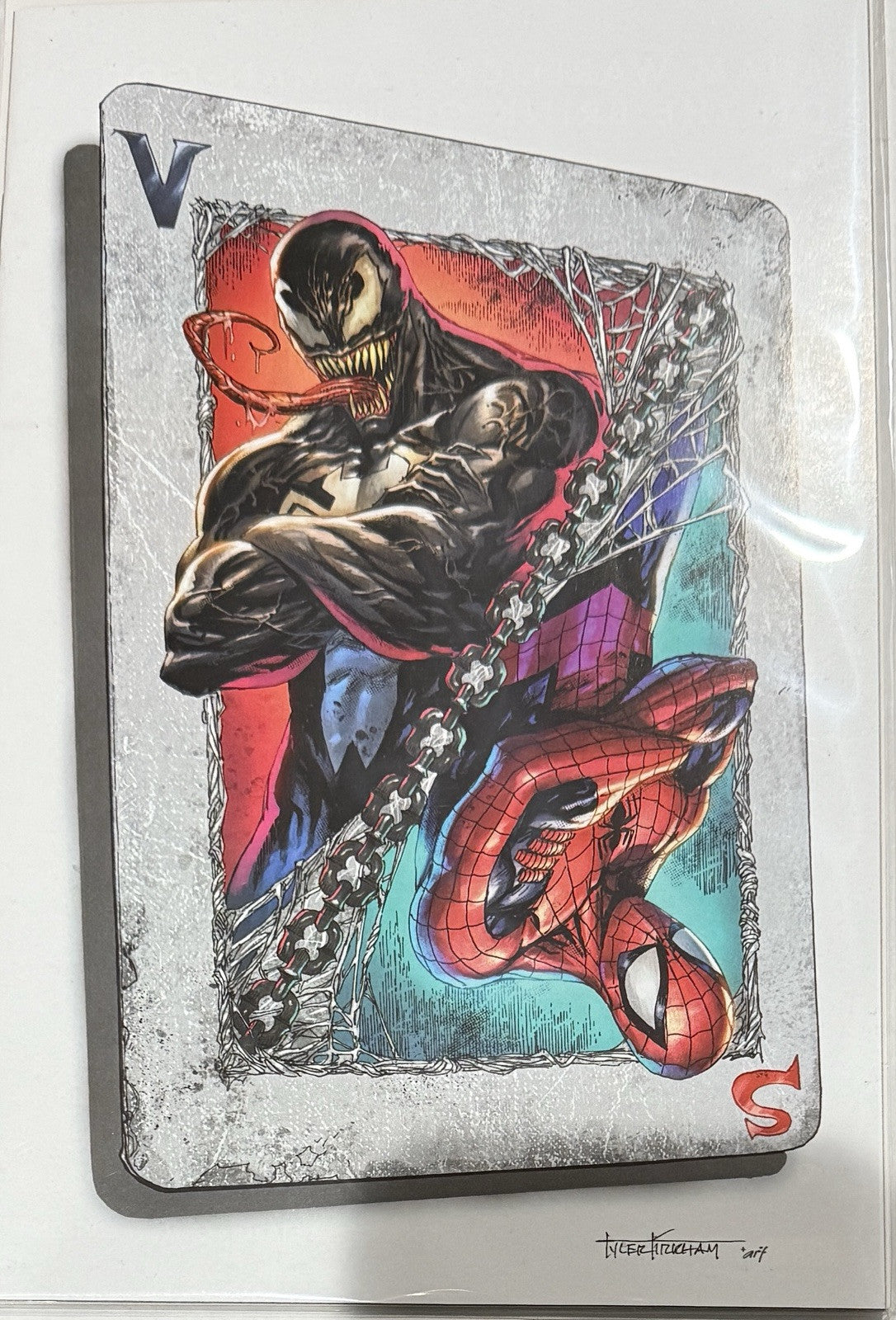 Venom Lethal Protector #5c - Tyler Kirkham "Virgin" Variant (2022) NM/M